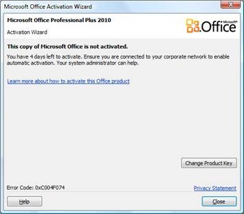 Office 2010 professional activation crack